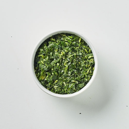 Supherb Ready-To-Use Organic Fresh Chopped Cilantro, 4 x 8 oz Case - GS1 product shown out of package