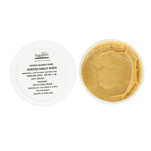 Supherb Farms Roasted Garlic Puree, 4 x 1 lb Case - DOT product image 3