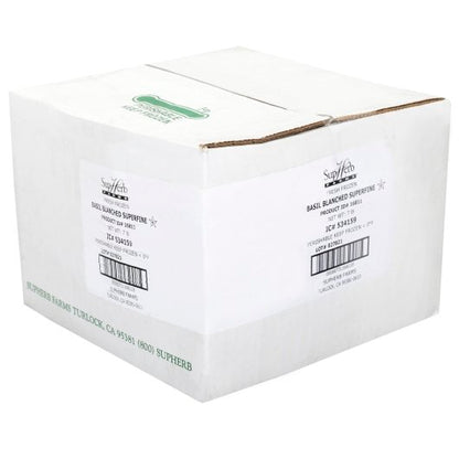 Supherb Farms Fresh Blanched Super Fine Basil, 1 x 7 lb Case - DOT product image 4