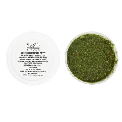 Supherb Farms Chimichurri SRP Paste, 2 x 2 lb Case - Spices Seasonings