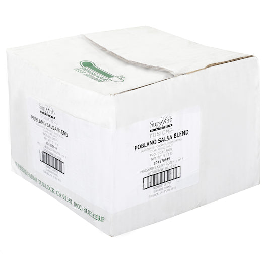 Supherb Farms POBLANO SALSA BLEND, 5 x 5 x 1 lb Case - DOT product image 5