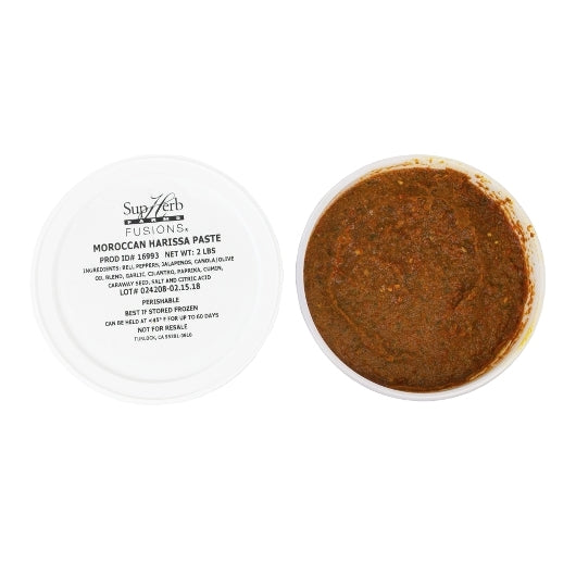 Supherb Farms Moroccan Harissa Paste, 2 x 2 lb Case - Condiments & Sauces