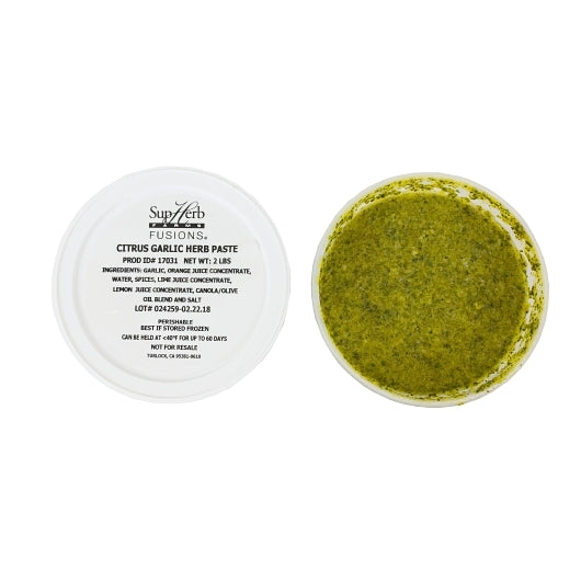 Supherb Farms Citrus Garlic Herb Paste, 2 x 2 x 2 lb Case - DOT product image 3