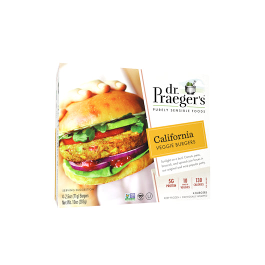Dr. Praegers Sensible Foods California Veggie Burger, 6 x 10 oz Case - DOT product image 6