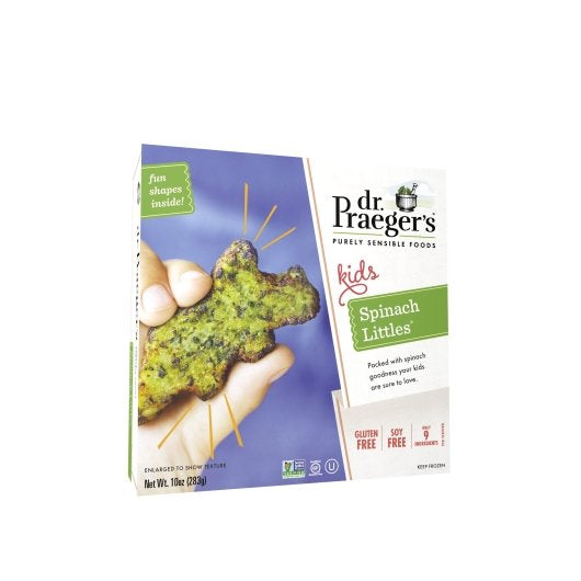 Dr. Praegers Sensible Foods SPINACH LITTLE, 6 x 10 oz Case - DOT product image 2