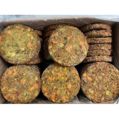 Dr. Praeger's Jumbo Vegan California Veggie Burgers, 1 x 10 lb Case - Prepared Foods