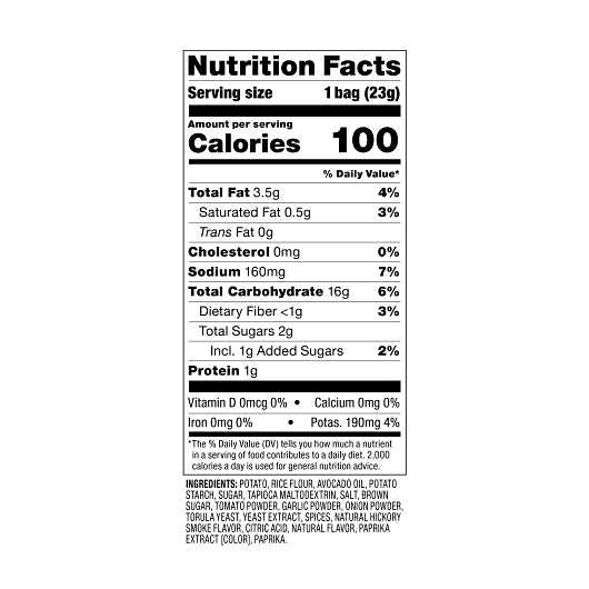 Popchip - Potato Avocado Oil Barbecue Popped Potato Chips, 24 x 0.8 oz Case - DOT product image 6