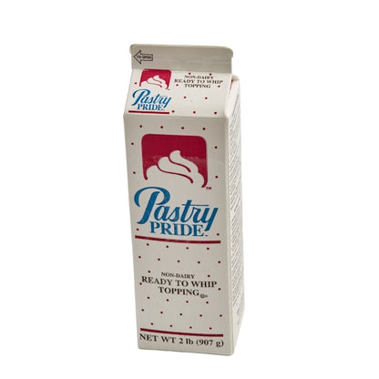 Pastry Pride Ready To Whip Topping, 12 x 2 lb Case - Bakery & Desserts