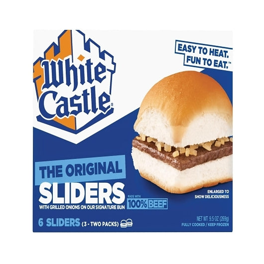 White Castle The Original Hamburger Slider, 12 x 9.5 oz Case - Prepared Foods