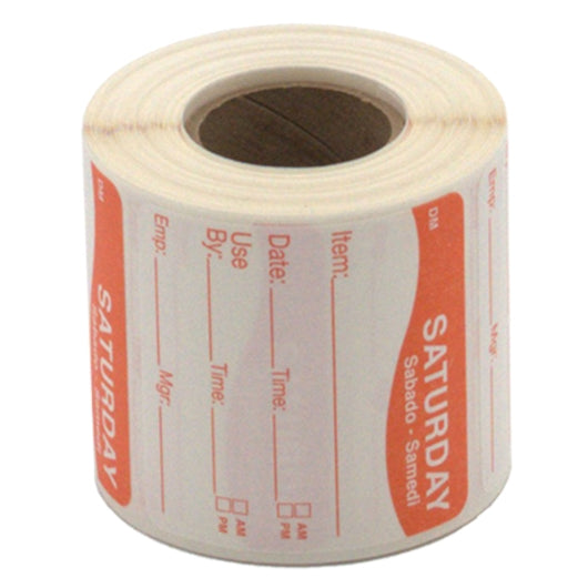 Daymark 2" X 2" Label Saltillo, 1 x 250 ct Case - Food Labels & Day Labels
