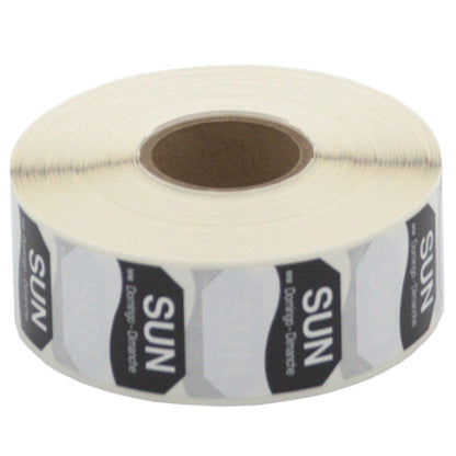 Daymark MoveMark-Removeable Adhesive 1 Inch X 1 Inch Octagon Sunday Triling Label, 12 x 1000 ct Case - Food Labels & Day