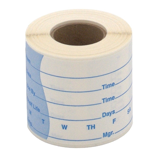 Daymark DissolveMark-Dissolvable Adhesive 2 inch X 4 Inch Rectangle Shelf Life Label, 12 x 125 ct Case - Food Labels &