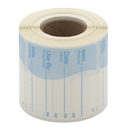 Daymark DissolveMark-Dissolvable Adhesive 2 inch X 2 Inch Square Item Date Use By Label, 12 x 250 ct Case - Food Labels