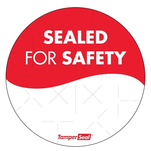 Daymark 3 INCH CIRCLE TAMPER SEAL LABELS, 1 x 500 ct Case - DOT product image 2