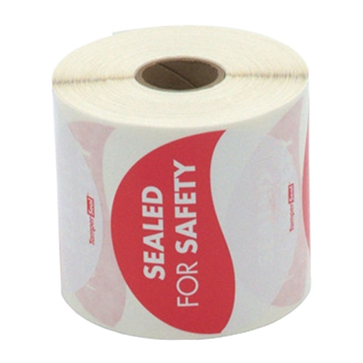 Daymark 3 Inch Circle Tamper Seal Labels, 1 x 500 ct Case - Food Labels & Day Labels