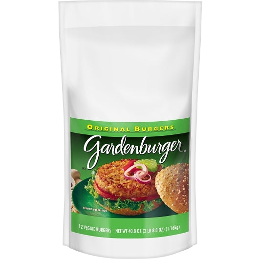 Kelloggs Garden Original Veggie Burgers, 1 x 163.2 oz Case - Prepared Foods