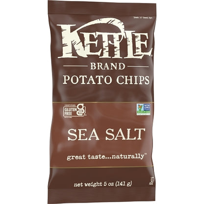 Kettle Brand Potato Chip Sea Salt, 15 x 5 oz Case - DOT product image 3