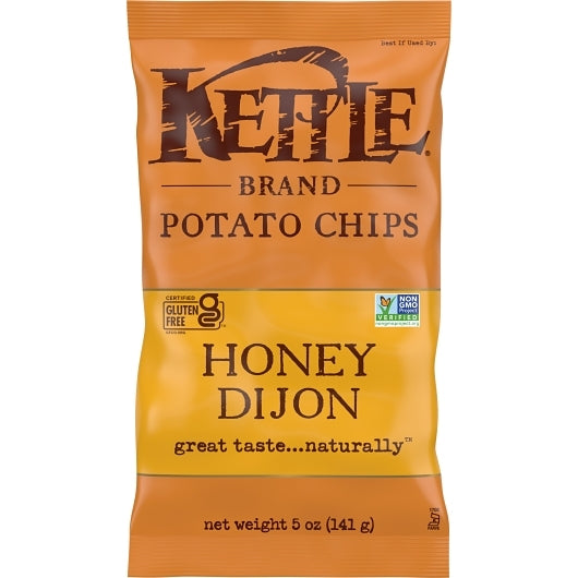 Kettle Brand Potato Chip Honey Dijon, 15 x 5 oz Case - DOT product image 2