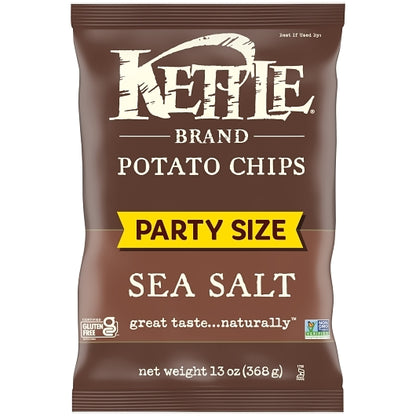 Kettle Foods Potato Chip Sea Salt Branded, 9 x 13 oz Case - DOT product image 2