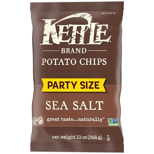 Kettle Foods Potato Chip Sea Salt Branded, 9 x 13 oz Case - DOT product image 5
