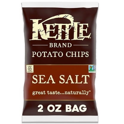 Kettle Brand Potato Sea Salt Potato Chips, 6 x 2 oz Case - DOT product image 3