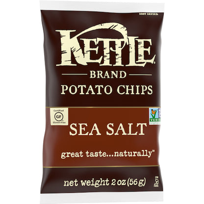 Kettle Brand Potato Sea Salt Potato Chips, 6 x 2 oz Case - DOT product image 4