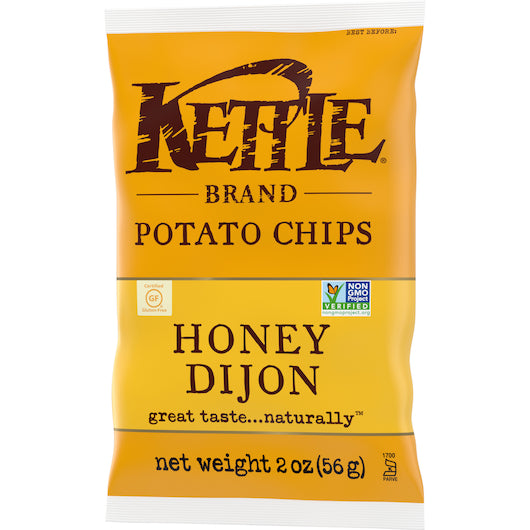 Kettle Brand Potato Chip Honey Dijon, 24 x 2 oz Case - DOT product image 5