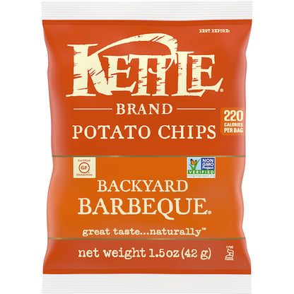 Kettle Brand Potato Chips Backyard Bbq, 24 x 1.5 oz Case - DOT product image 2