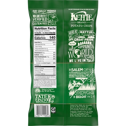 Kettle Brand Potato Chip Sour Cream & Onion, 15 x 5 oz Case - DOT product image 8