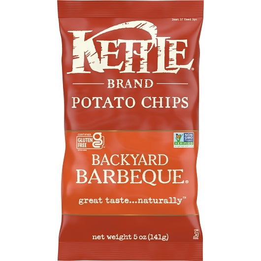 Kettle Brand Potato Chips Backyard Bbq, 8 x 5 oz Case - DOT product image 2