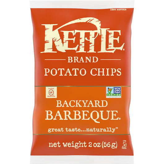Kettle Brand Potato Backyard Bbq Potato Chips, 6 x 2 oz Case - DOT product image 2