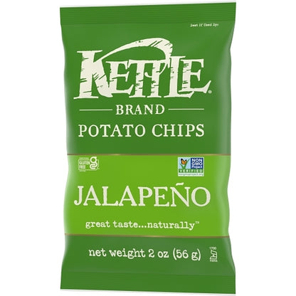 Kettle Brand Potato Jalapeno Potato Chips, 6 x 2 oz Case - DOT product image 5