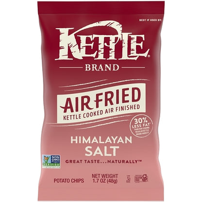 Kettle Foods Air Fried Himalayan Salt Potato Chips Snack Bag, 6 x 1.7 oz Case - Snacks - image 2