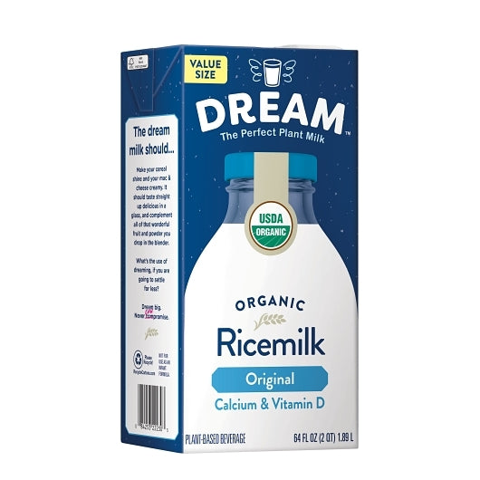 Dream Original Enriched Rice Drink, 8 x 64 oz Case - DOT product image 3