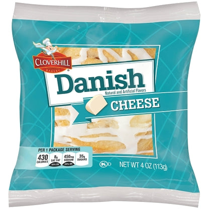 Cloverhill ROUND Cheese DANISH, 6 x 6 x 4 oz Case - DOT product image 2