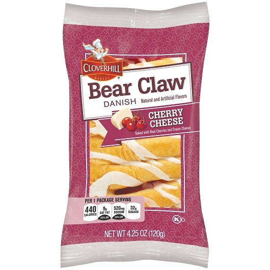 Cloverhill CHERRY CHEESE CLAW, 6 x 6 x 4.25 oz Case - DOT product image 2