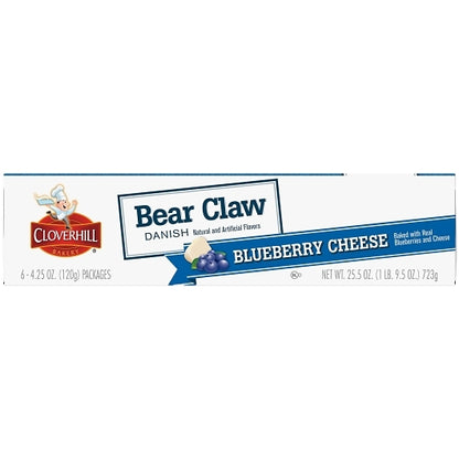 Cloverhill BLUEBERRY CHEESE CLAW, 6 x 6 x 4.25 oz Case - DOT product image 4