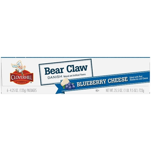 Cloverhill BLUEBERRY CHEESE CLAW, 6 x 6 x 4.25 oz Case - DOT product image 6