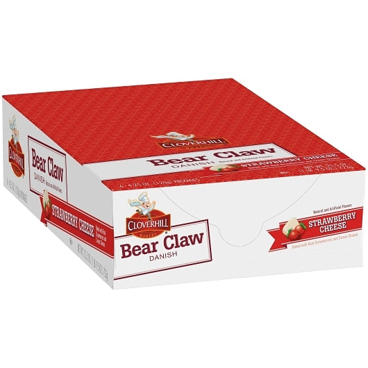 Cloverhill STRAWBERRY CHEESE CLAW, 6 x 6 x 4.25 oz Case - DOT product image 3