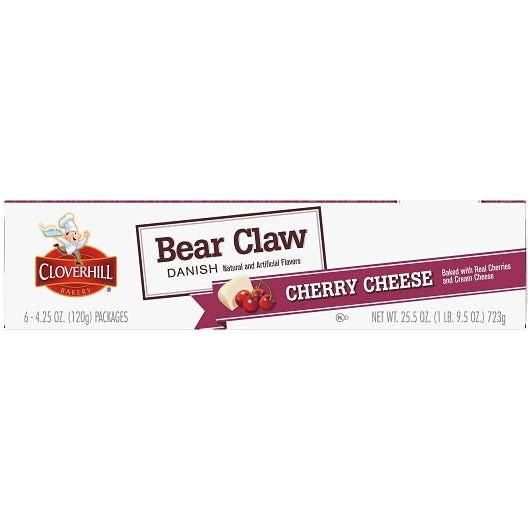 Cloverhill CHERRY CHEESE CLAW, 6 x 6 x 4.25 oz Case - DOT product image 5