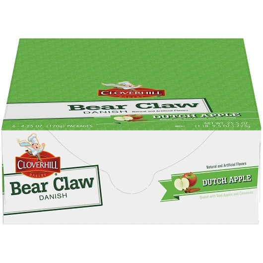 Cloverhill Apple Claw, 6 x 6 x 4.25 oz Case - Bakery & Desserts