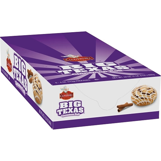 Big Texas CINNAMON ROLL SINGLE SERVE, 6 x 6 x 4 oz Case - DOT product image 6