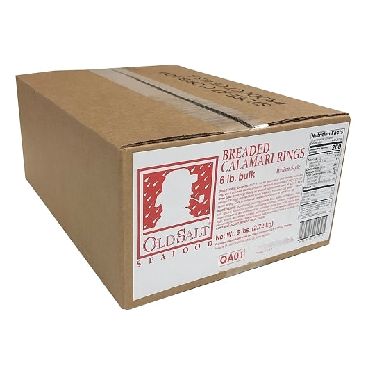Old Salt Calamari Rings Italian Style Breaded 1 INCH, 1 x 6 lb Case - DOT product image 5