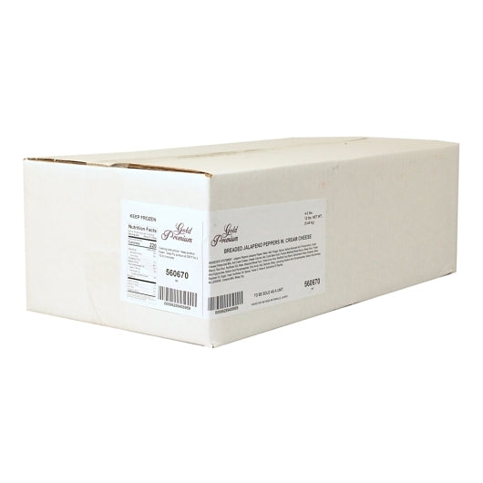 Commodity Potatoes Breaded Jalapeno Stuffed with Cream Cheese, 4 x 3 lb Case - DOT product image 3