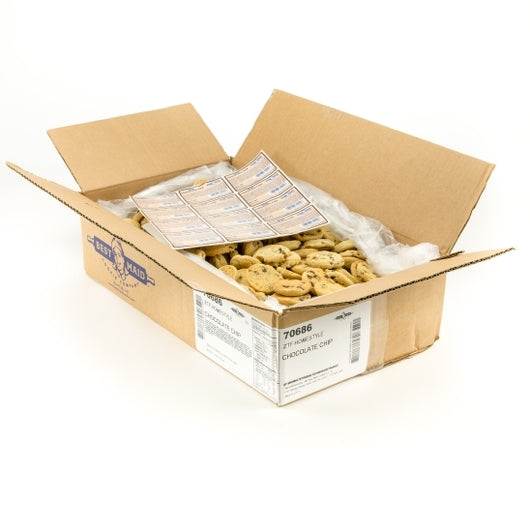 Best Maid Thaw and Serve Chocolate Chip Cookie, 320 x 0.4 oz Case - DOT product image 2