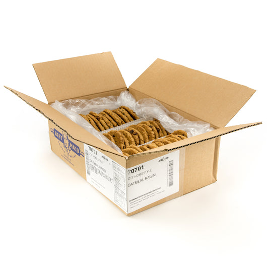 Best Maid Thaw and Serve Oatmeal Raisin Cookie, 48 x 2 oz Case - Bakery & Desserts