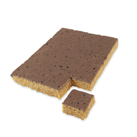 Best Maid Thick Quarter Sheet Crispy Peanut Butter Bar, 4 x 46 oz Case - Snack Bars & Granola Bars