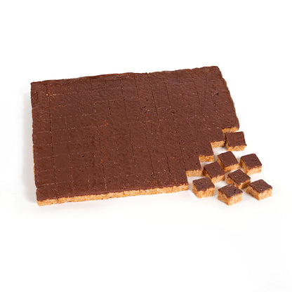 Best Maid Crispy Peanut Butter Bites With Repack Labels Half Sheet Bar, 4 x 64 oz Case - Bakery & Desserts