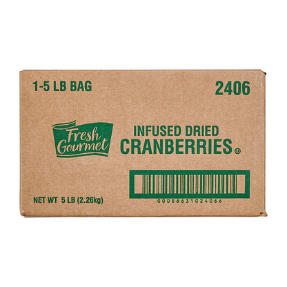 Fresh Gourmet Infused Dried Cranberry, 1 x 5 lb Case - DOT product image 3