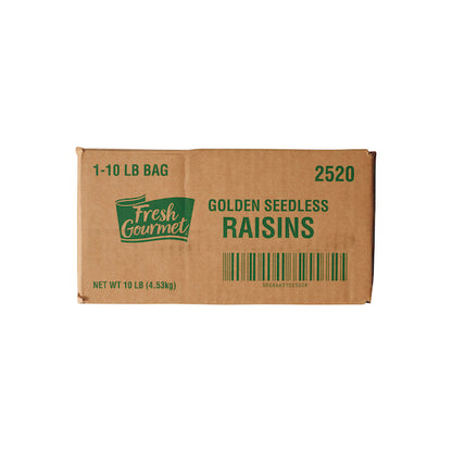 Fresh Gourmet Golden Seedless Raisins, 1 x 10 lb Case - DOT product image 5